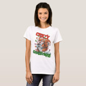 Crazy Christmas: Frustriertes Eichhörnchen T-Shirt (Vorne ganz)