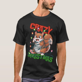 Crazy Christmas: Frustriertes Eichhörnchen T-Shirt