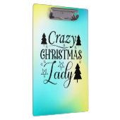 Crazy Christmas Lady-45322 Klemmbrett (Rechts)
