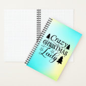 Crazy Christmas Lady-45322 Notizblock (Innen)