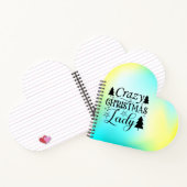 Crazy Christmas Lady-45322 Notizblock (Innenseite)