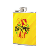 Crazy Christmas Lady-84654 Flachmann (Links)