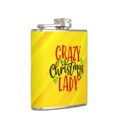 Crazy Christmas Lady-84654 Flachmann (Rechts)