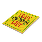 Crazy Christmas Lady-84654 Fliese (Seite)