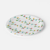 Crazy Christmas Light Plate #HolidayZ Pappteller (Schrägansicht)