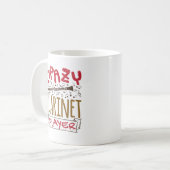 Crazy Clarinet Player Clarinetist Kaffeetasse (Vorderseite Links)
