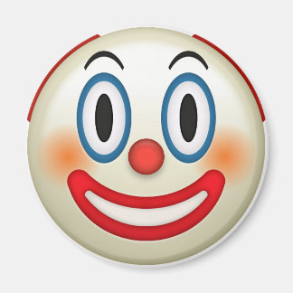Crazy Clown Emoji Magnet