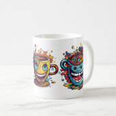 Crazy Coffee Tasse (VorderseiteRechts)