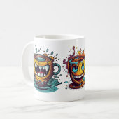 Crazy Coffee Tasse (Vorderseite Links)