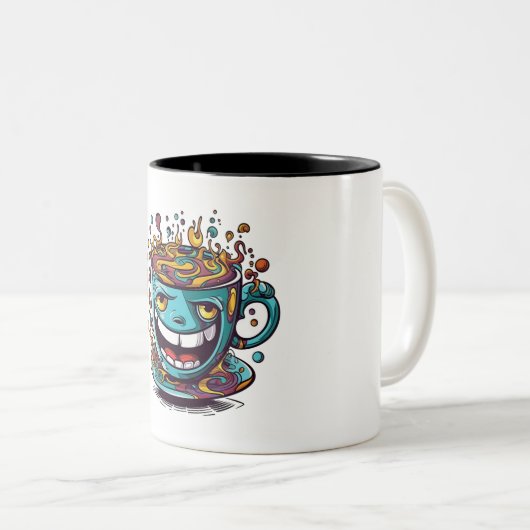 Crazy Coffee Tasse (VorderseiteRechts)