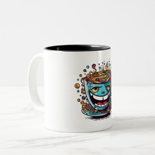Crazy Coffee Tasse (Vorderseite Links)