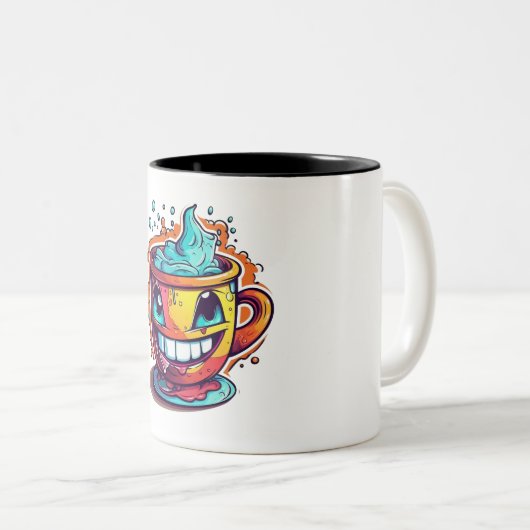 Crazy Coffee Tasse (VorderseiteRechts)