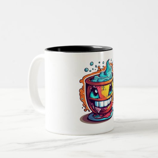 Crazy Coffee Tasse (Vorderseite Links)