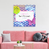 CRAZY COLLAGE Bat Mitzvah Sign-In Memory Board Leinwanddruck (Insitu (Wohnzimmer))