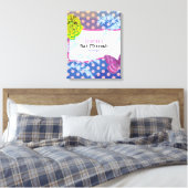 CRAZY COLLAGE Bat Mitzvah Sign-In Memory Board Leinwanddruck (Insitu (Schlafzimmer))
