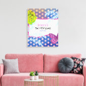 CRAZY COLLAGE Bat Mitzvah Sign-In Memory Board Leinwanddruck (Insitu (Wohnzimmer))