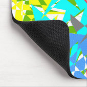 Crazy Color Polygon Textur Mousepad (Ecke)
