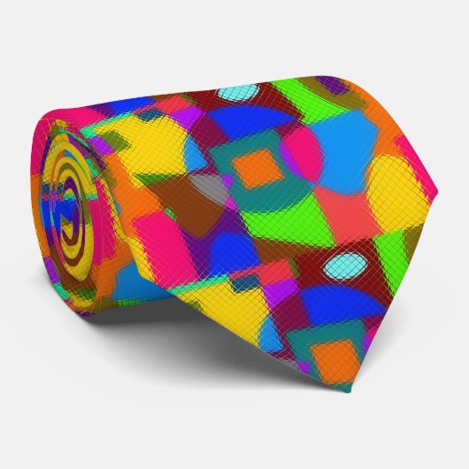 Crazy Colorful Krawatte (Gerollt)