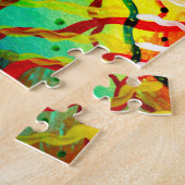 Crazy Colorful Monster Lächeln Puzzle (Seite)