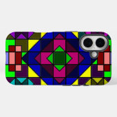 Crazy Colors Case-Mate iPhone Hülle (Rückseite (Horizontal))