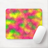Crazy Colors Heart Bokeh-Computer Mousepad (Mit Mouse)