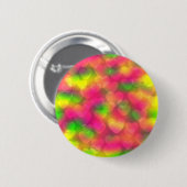 Crazy Colors Hearts Bokeh BUTTON BUTTON (Vorne & Hinten)