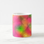 Crazy Colors Hearts Bokeh COFFEE TASSE (Mittel)