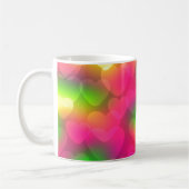 Crazy Colors Hearts Bokeh COFFEE TASSE (Links)