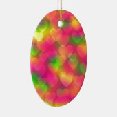 Crazy Colors Hearts Bokeh ORNAMENT (Rechts)