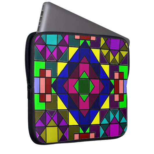 Crazy Colors Laptopschutzhülle (Vorne Rechts)