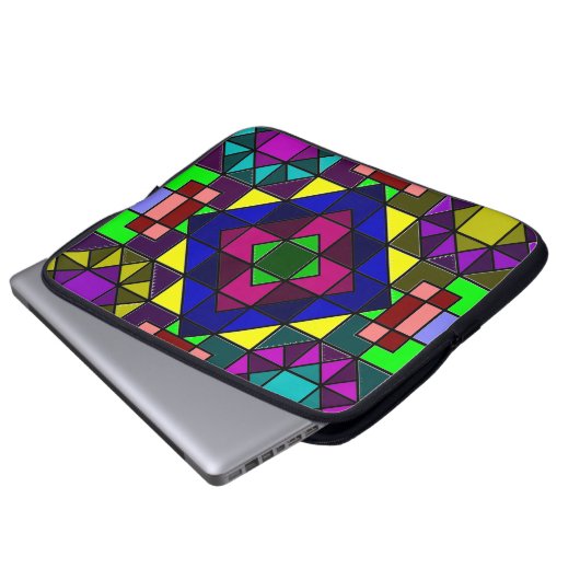 Crazy Colors Laptopschutzhülle (Vorne Knopf)