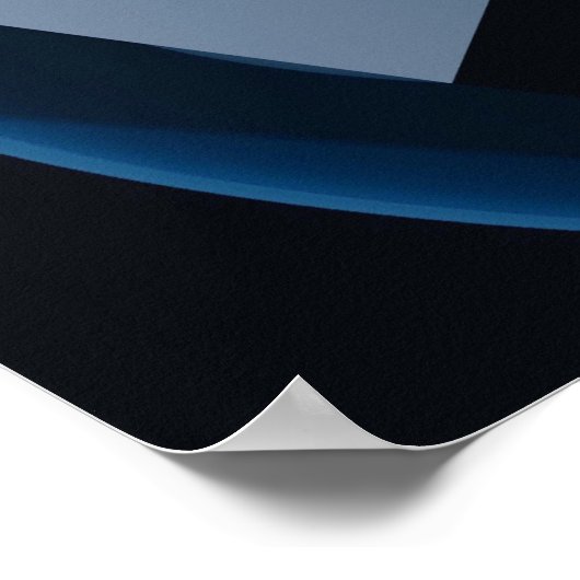 Crazy Cool Vape Cloud Abstrakt Poster (Ecke)