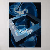 Crazy Cool Vape Cloud Abstrakt Poster (Vorne)