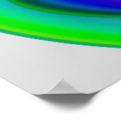 Crazy Cool Vape Cloud Abstrakt Poster (Ecke)