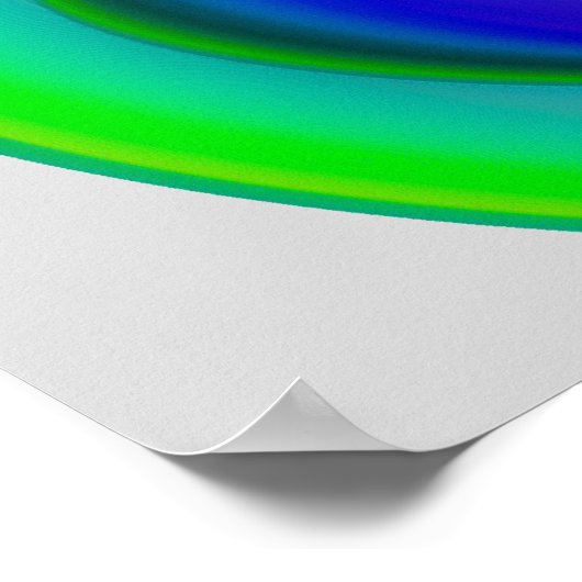 Crazy Cool Vape Cloud Abstrakt Poster (Ecke)