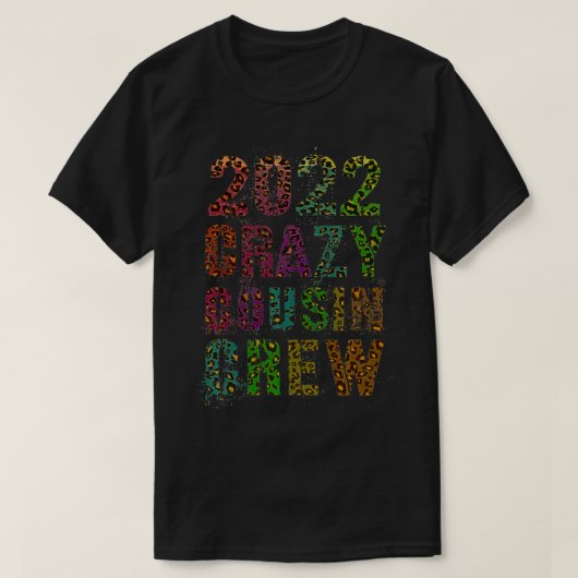 CRAZY COUSIN CREW 2022 Leopard Print Funny Mawmaw T-Shirt (Design vorne)
