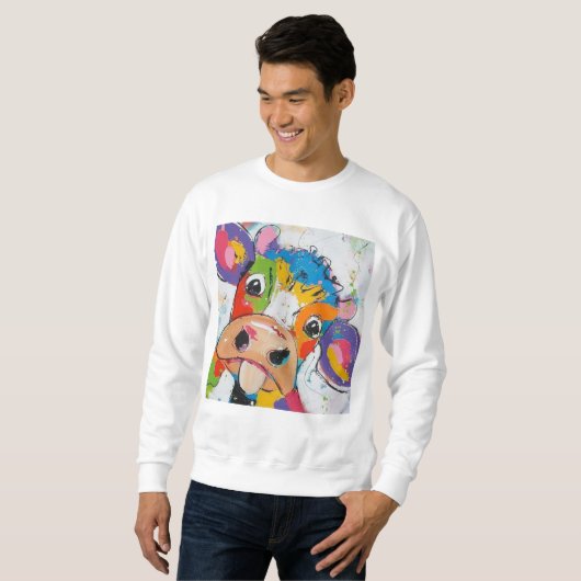Crazy Cow Sweatshirt (Vorne ganz)