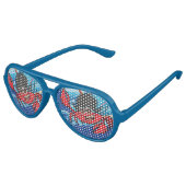 Crazy Crab Party SunGlasses Partybrille (Schrägansicht)