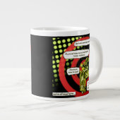 Crazy, Crazy, Crazy von Aleta Jumbo-Tasse (Vorderseite Rechts)