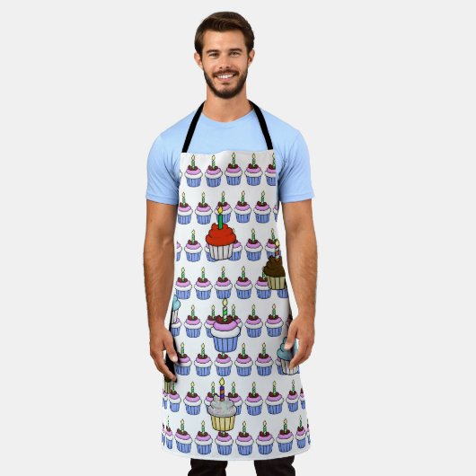 Crazy Cupcake Schürze (Getragen)