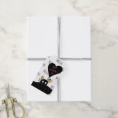 Crazy Cute “You’re Fang-tastic” Bat Pun  Geschenkanhänger (Mit Garn)