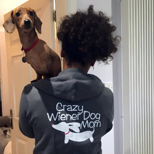 Crazy Dackel Hund Mama Dackel Hoodie