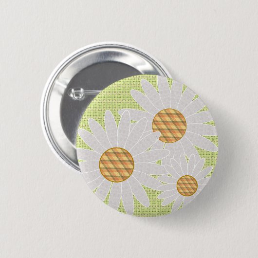 Crazy Daisies Button (Vorne & Hinten)