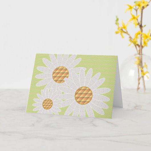 Crazy Daisies Cards Karte (Gelbe Blume)