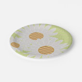 Crazy Daisies Paper Party Teller (Schrägansicht)