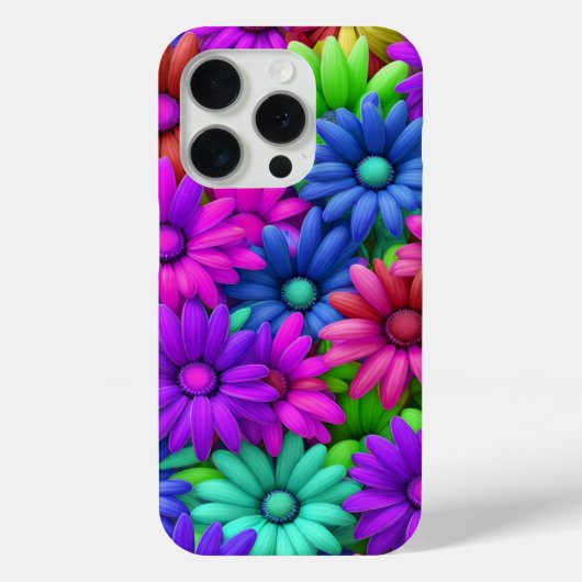 Crazy Daisy #10 - iPhone 15 Pro Hüllen (Rückseite)