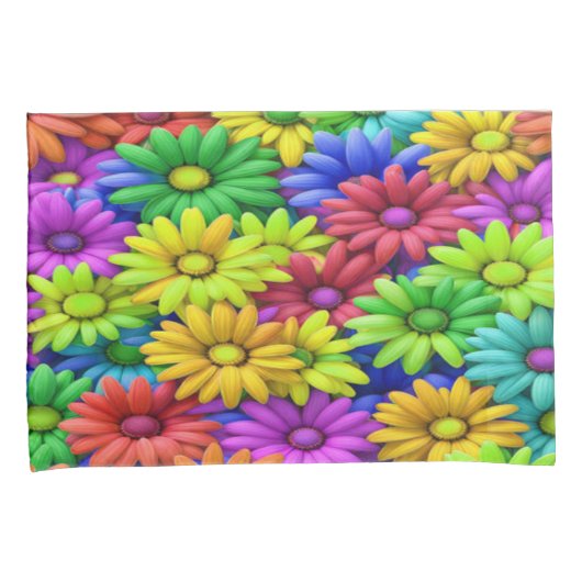 Crazy Daisy #11 - Pillowcase Kissenbezug (Vorderseite-Rechts)