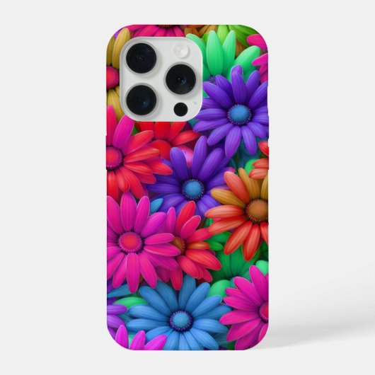 Crazy Daisy #13 - iPhone 15 Pro Hüllen Hülle (Rückseite)
