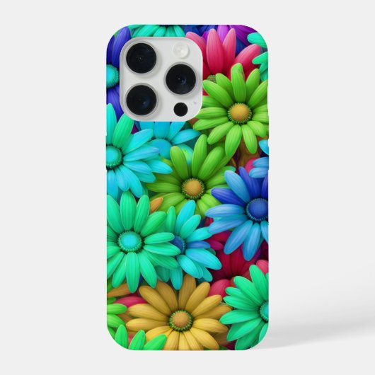 Crazy Daisy #9 - iPhone 15 Pro Hüllen Hülle (Rückseite)