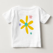 Crazy Daisy Baby T-shirt (Rückseite)